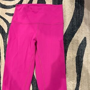 LULULEMON leggings size 4 in sonic pink